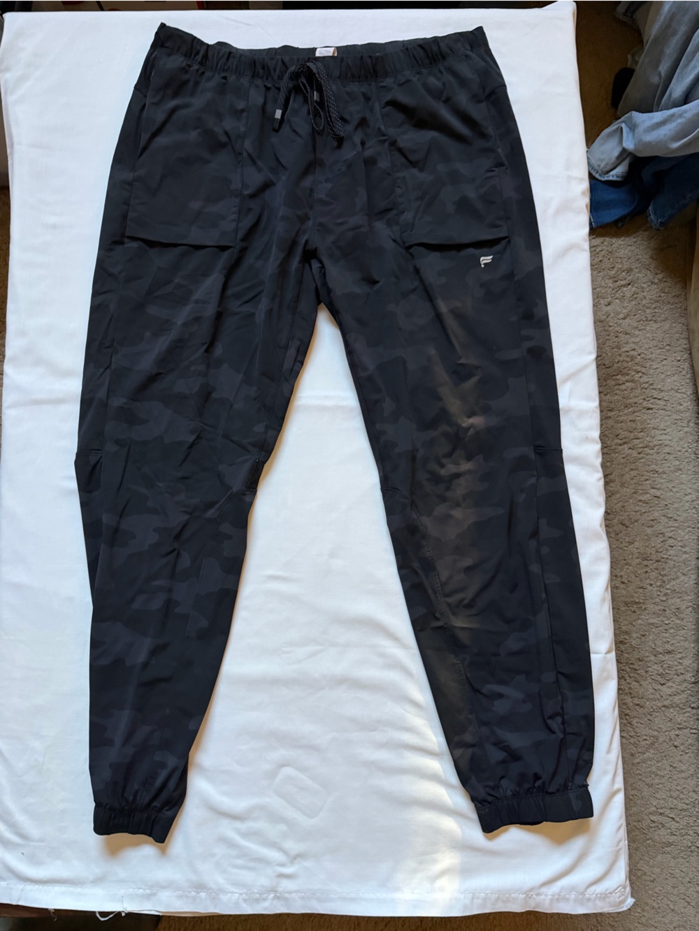 Fabletics Black Camo Joggers